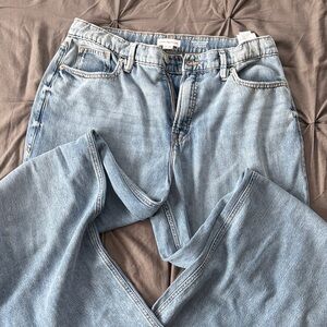 Good American Light Blue Flare Jeans